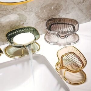 Luxury Golden Stand Drainage Soap Tray (Mix/Random colour)