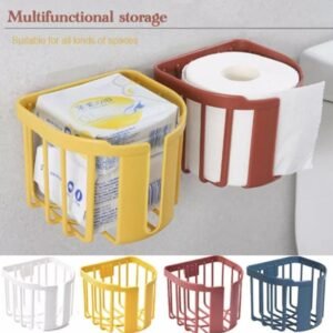 Self Adhesive Wall Tissue Roll Holder (Mix/Random color)
