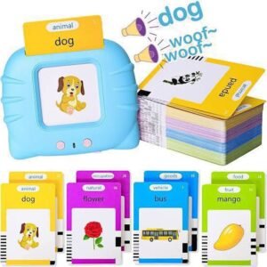Rs. 640each - Rechargeable Educational Speaking Card Toy (with 112 Cards  224 Words) MixRandom colour  Crtn @ Rs. 62060pcs