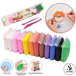 Set of 12pcs 11D Super Light Clay with Tools - 12pcs