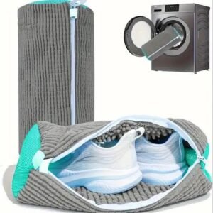 Rs. 500each - Premium Durable Shoe Washing Machine Zipper Bag for all Shoes. (MixRandom colour)