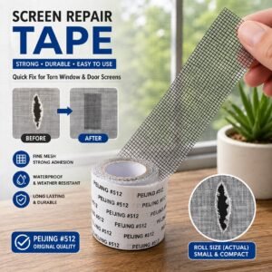 🔥 2 Meter approx Mesh Window NET Repairing Self Adhesive Tape Roll