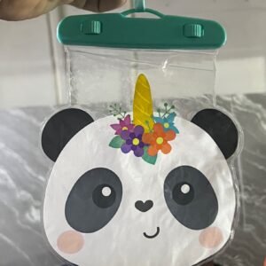 Rs. 140each - 🐼 New Cute Panda Waterproof Mobile Pouch with Rope (Discount on Quantity)