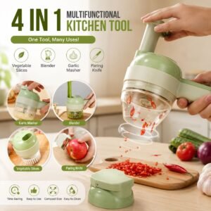 Price Drop - 4in1 Rechargeable Vegetable Chopper with Peeler and accessories was 950 now @ Rs. 880each (Discount kn Quantity)