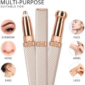 New Premium Square 2in1 EyeBrow and Facial Hair Remover with Box Packing
