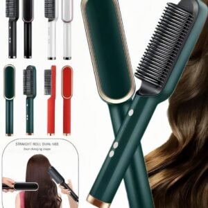 Rs. 550each - ⚡️ HQT-909 Electric Hair Brush Straightener (MixRandom color) Discount on 50pcscrtn