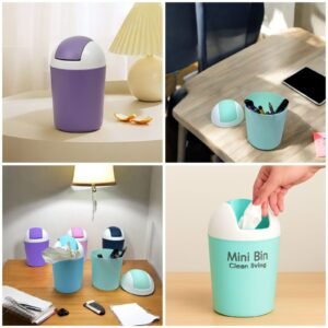 Rs. 120each - Multipurpose Mini Table Dustbin (MixRandom colour)