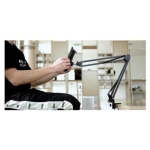 Restock - Metal OverHead Mount Articulating Arm Cell Phone Holder with Box Packing @ Rs. 950each (Discount on 50pcscrtn)