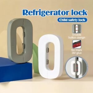 Rs. 150each - 🔒 Safety Plastic Fridge Button Lock with Box Packing (Discount on 300pcscrtn)