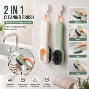 Rs. 90each - 2in1 Shoe Push Liquid Container Brush (MixRandom colour) Discount on 300pcscrtn
