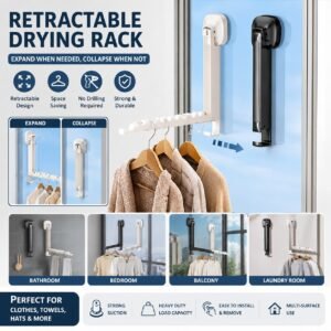 Rs. 500each - 🔥 New Multipurpose Self Adhesive Foldable 3 Steps Wall Clothes Hanger (MixRandom colour) Discount on 144pcscrtn